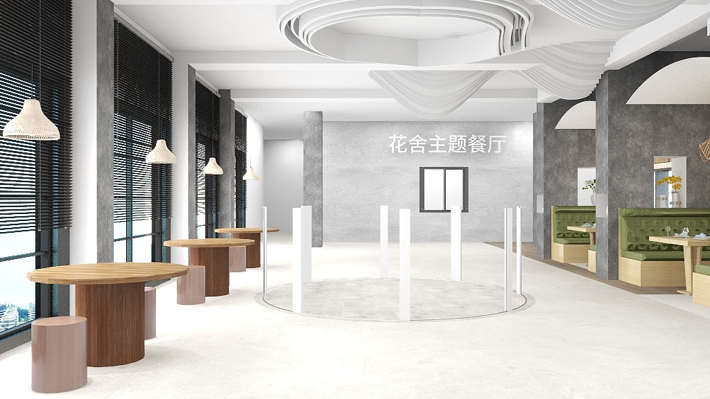 空间设计CC-树洞餐厅-国赛-装修设计方案