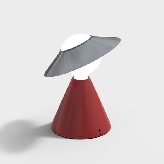 Sleek Red Desk Lamp B1 Model for Stylish Workspaces
