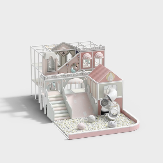 Avant garde Children's Play Facilities,pink