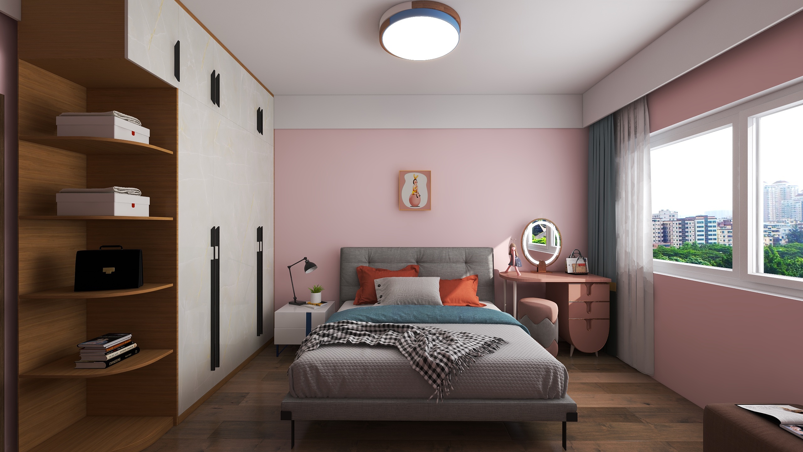 暮色血痕-德信海德公园83.00㎡A2’3室2厅1卫1厨-装修设计方案