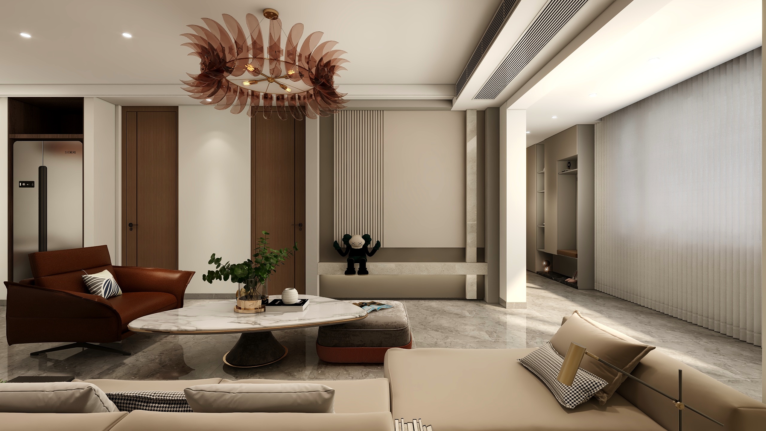 狠哇塞-121m²现代简约-装修设计方案