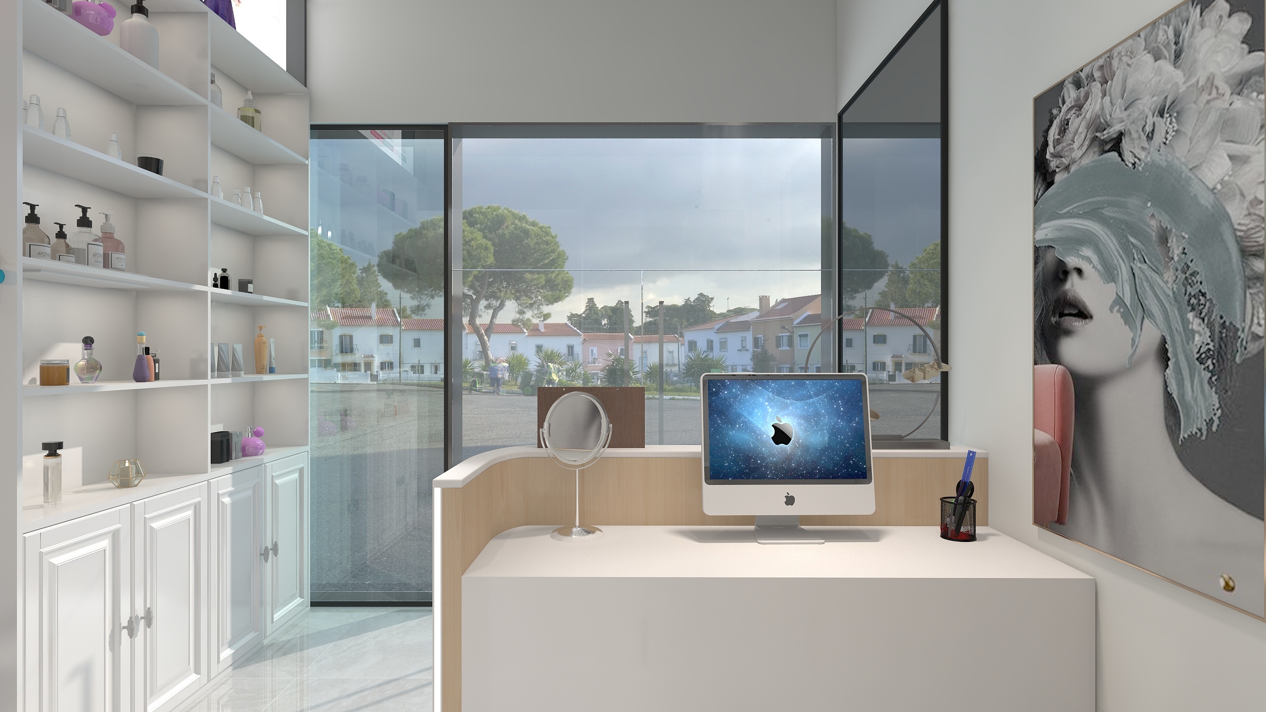 设计师杜撰15638915671-美容院-装修设计方案