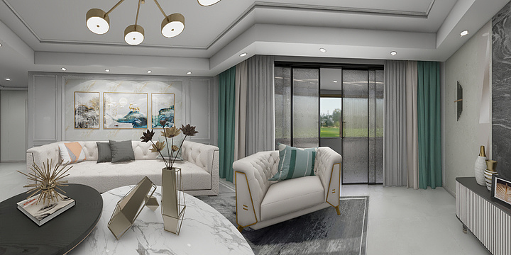 初夏繁华如梦-6现代轻奢.-装修设计方案
