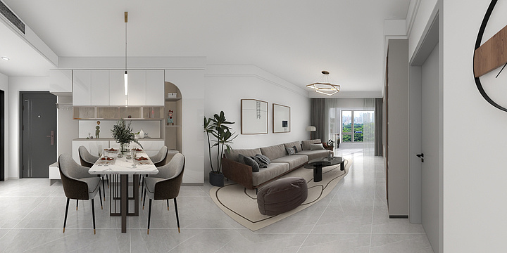 张晶晶-保利、现代简约-装修设计方案