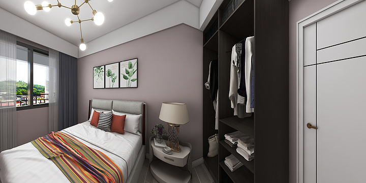 阿龙SF-明珠5栋02户型-装修设计方案