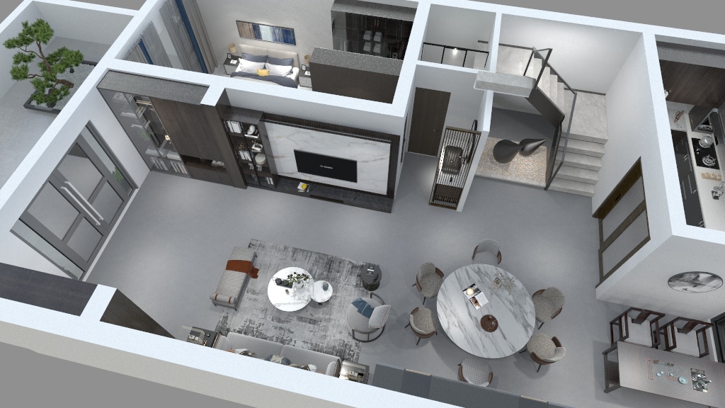 拓步设计-盛世花园别墅-装修设计方案