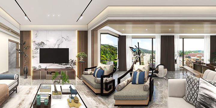 空间与设计-中铁阅山湖-装修设计方案