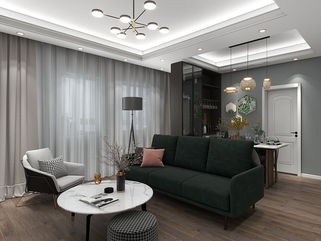 谁把谁的青春埋葬了-瑞和园89.50㎡B户型3室2厅1卫-装修设计方案