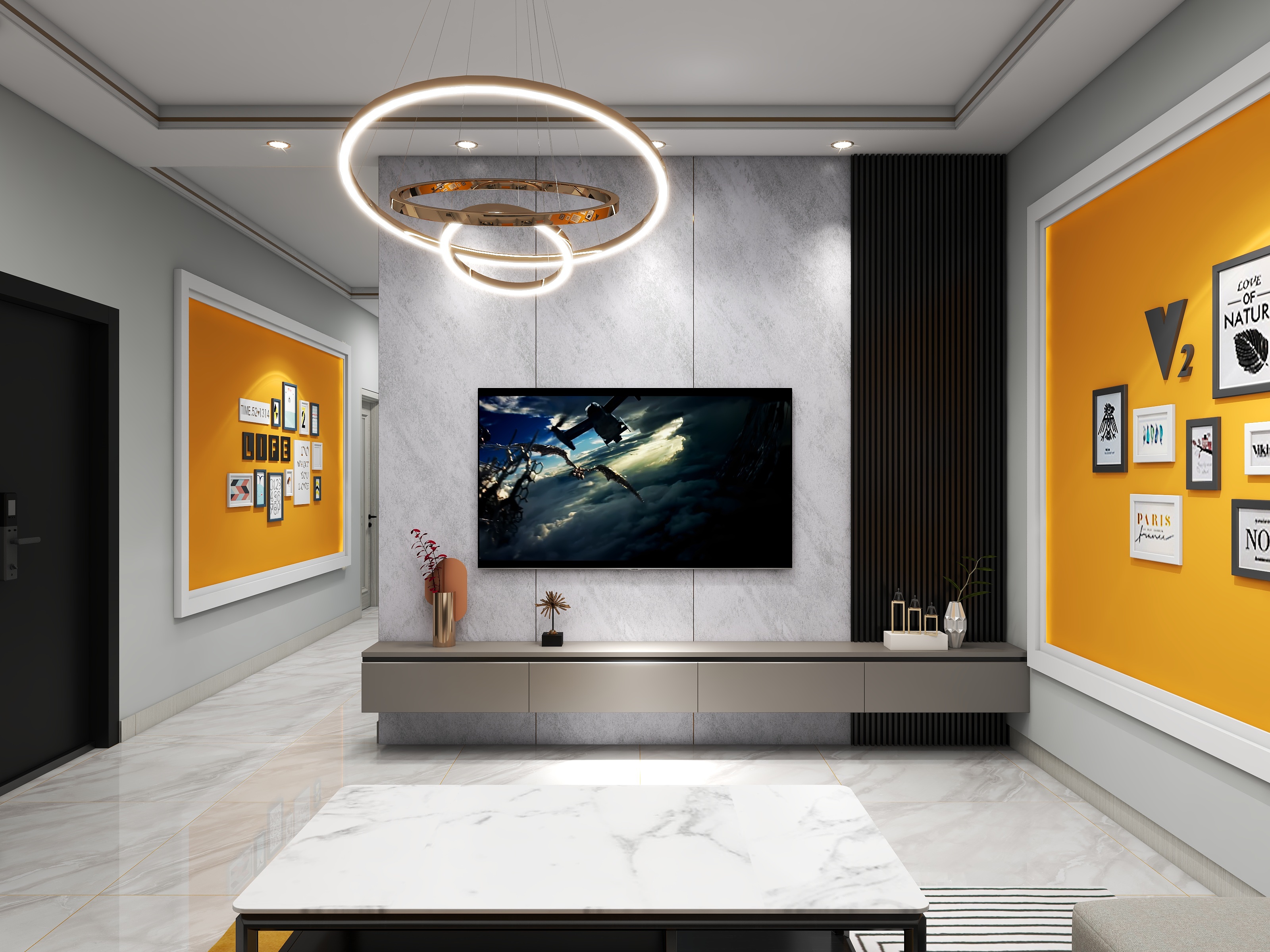 一介儒生-方兴卫士府120现代轻奢风-装修设计方案