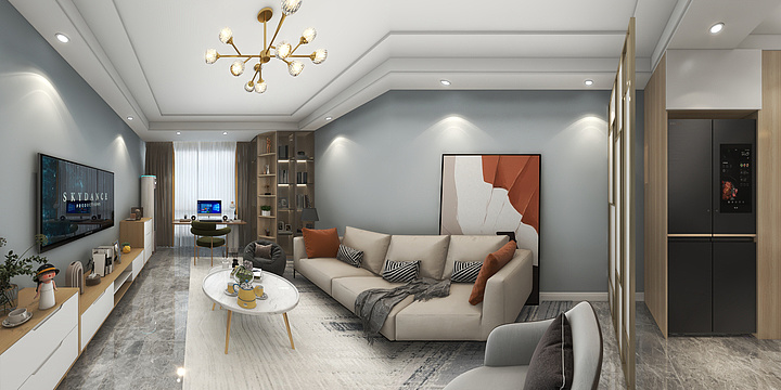 丶ZeroPoint-领地凯旋国际公馆4-1-1006李晓明-装修设计方案