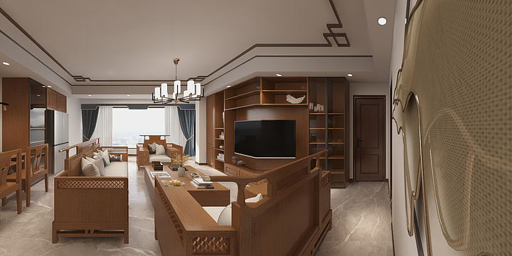 拂尘设计师田睿-南江西园5-1-501-装修设计方案