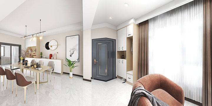 薛天龙-诚通A1C1北欧风-装修设计方案