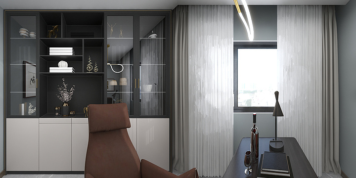 设计师大洋-紫藤名著许总华府-装修设计方案