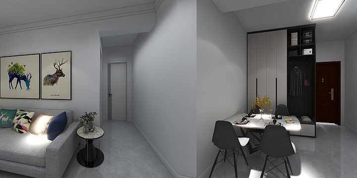 小龙96设计师-丽都佳苑1-1-302-装修设计方案