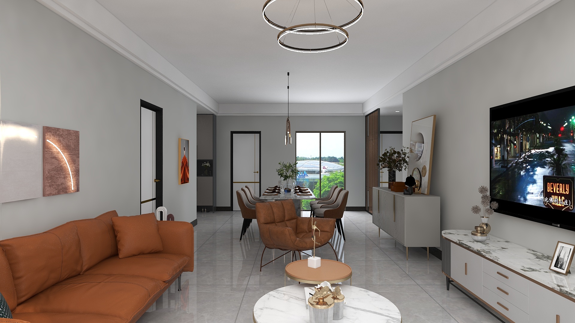 米忠满-联发锦里130平米-装修设计方案