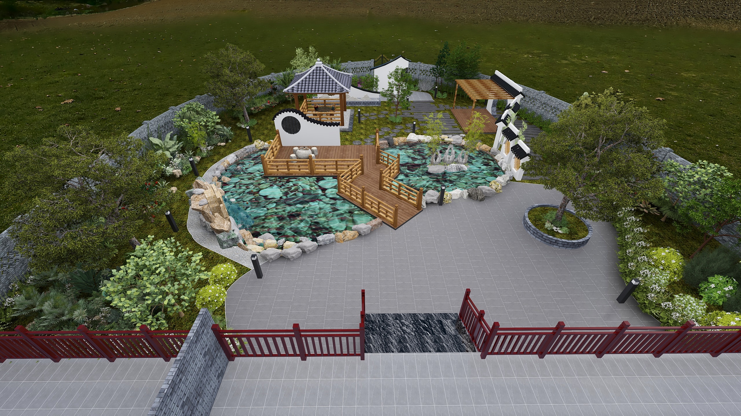 丨Acy-徽派||廖书记|花园-装修设计方案