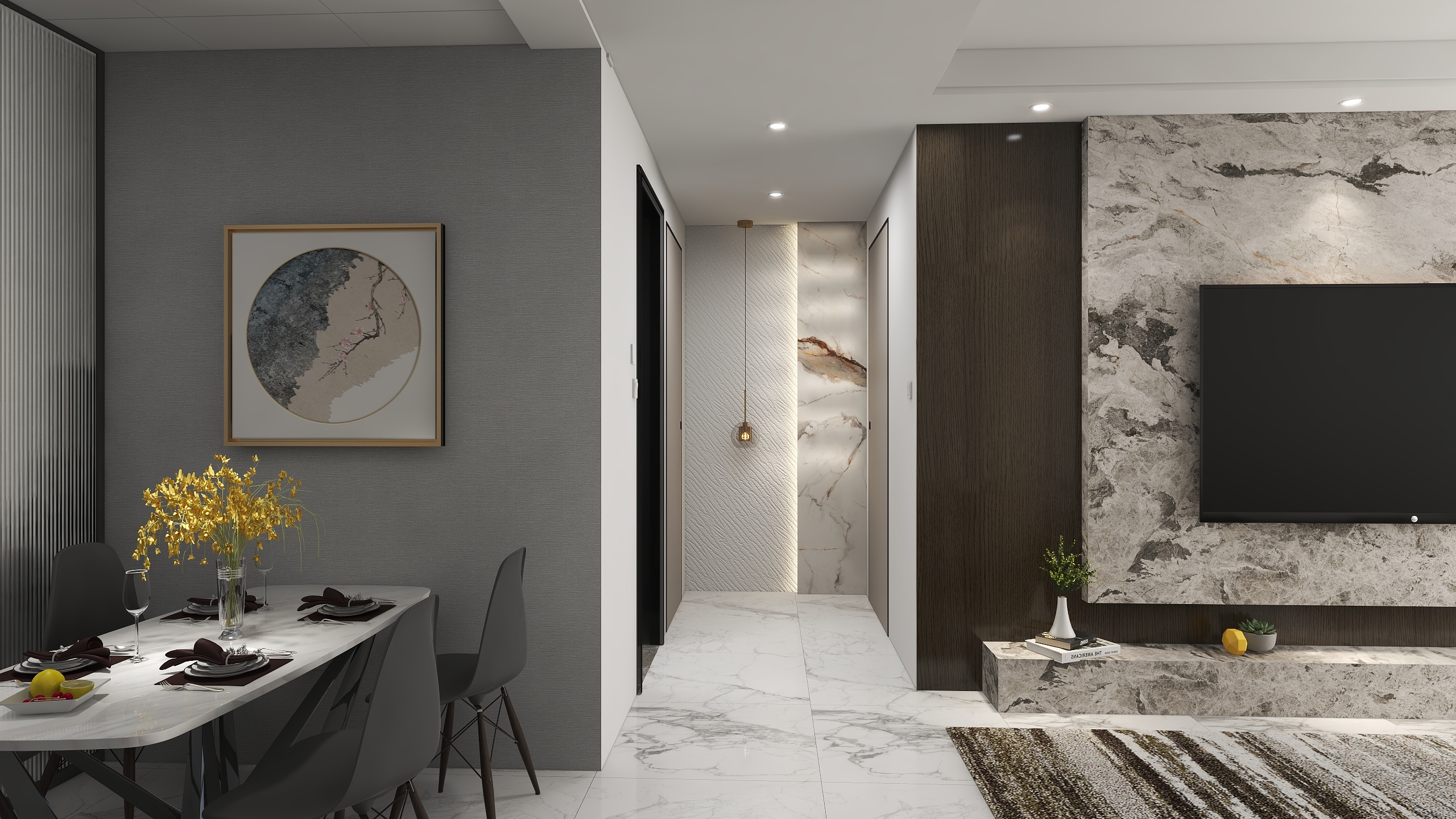 瀛洲设计-碧桂效果图.dwg-装修设计方案