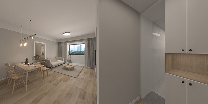 王仔QQ糖-健康家园一室-装修设计方案