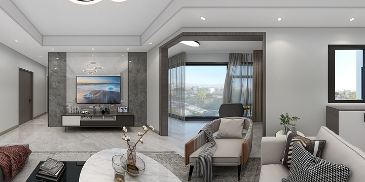 设计师唐洪伟-龙樾生态城骆阿姨-装修设计方案