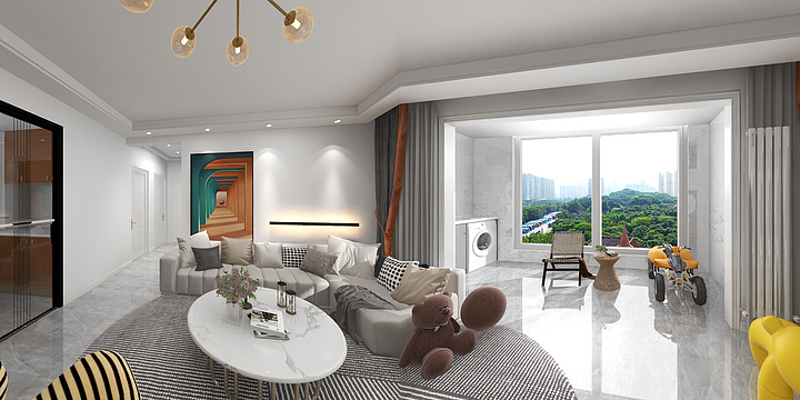 花生设计工作室-绿地117.dwg-装修设计方案