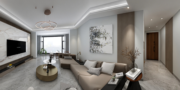 夏风设计-奥园8-1701-装修设计方案