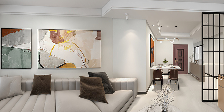 原素空间设计工作室-碧越园.dwg-装修设计方案