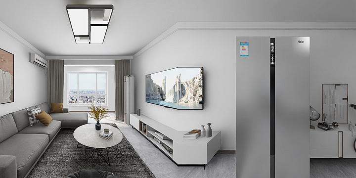 室内设计晓明-鲁班尚品85平宋哥-装修设计方案