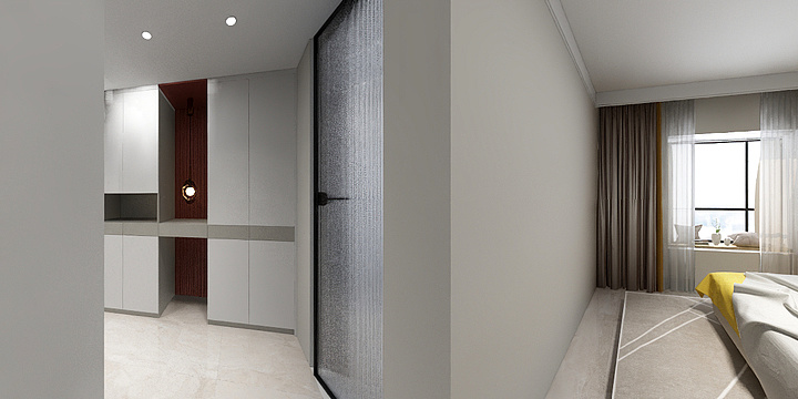 烟雨弥散-德兴御景江山中户方案-装修设计方案