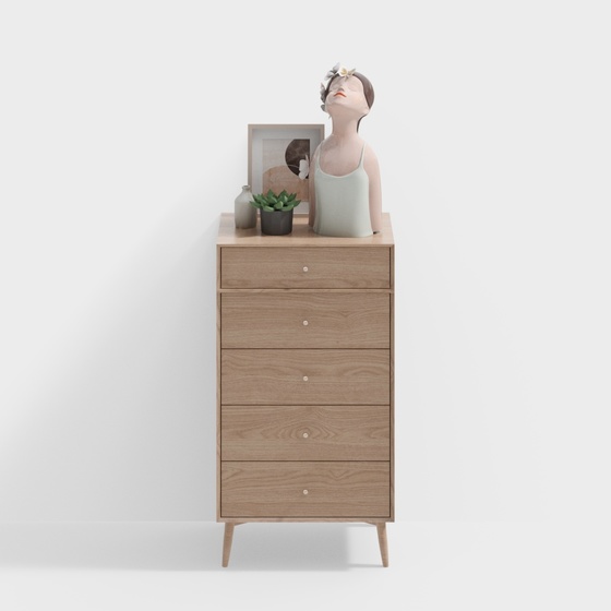 Scandinavian Chest of Drawers,wood color