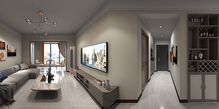 捷信建筑-贵港彰泰红.dwg-装修设计方案