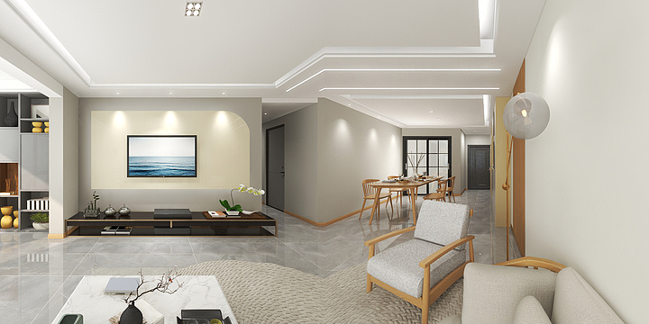 倔强的大王-伴山.A户型113平方原木风（日式风格）-装修设计方案