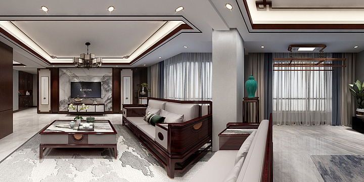 守真志满 逐物意移-光大新中式-最新-装修设计方案