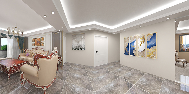 飞琪家具设计师叶菁菁-快手598单石家庄恒大名都-装修设计方案