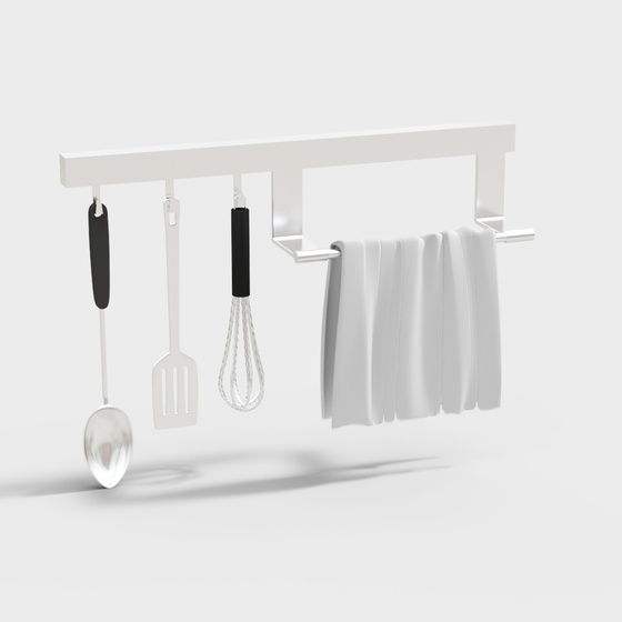 Modern Wall Spice Rack,Hang Spice Rack,white