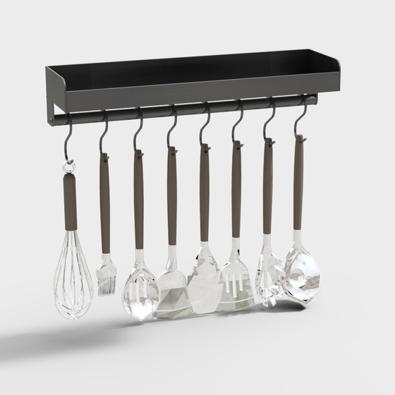 Modern Hang Spice Rack,Wall Spice Rack,black