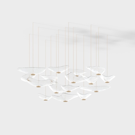 Modern Pendants & Chandeliers,golden