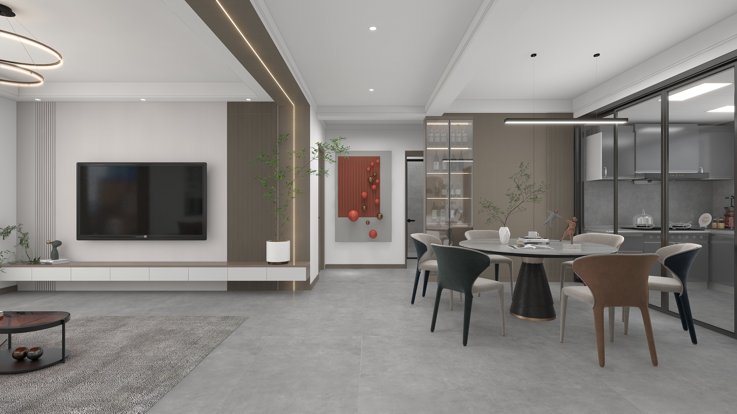 EVEN|-藏龙居5号楼104-装修设计方案