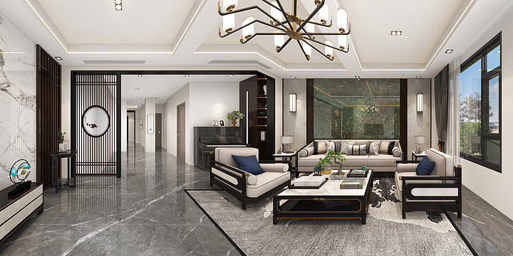 巧嘉全屋定制实木整装赵兵-阅山湖戴府-装修设计方案