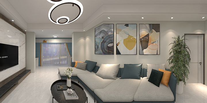 罗其强-九州北郡98.59-装修设计方案