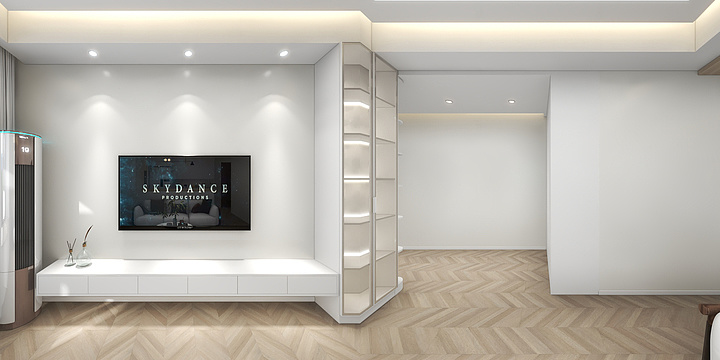 xzr-蔚蓝花城 92平米-装修设计方案