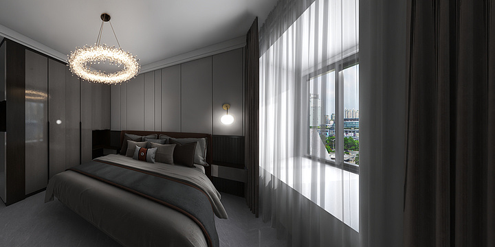 恒翔整装-龙湖美景1号楼2单元901户下单-装修设计方案