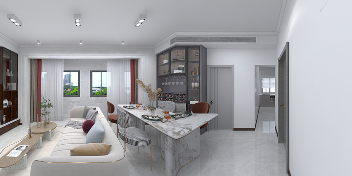 184****3855-瑞和园89.50㎡B户型3室2厅1卫-装修设计方案