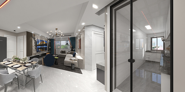 烟雨花台麓满楼-临津花园-装修设计方案