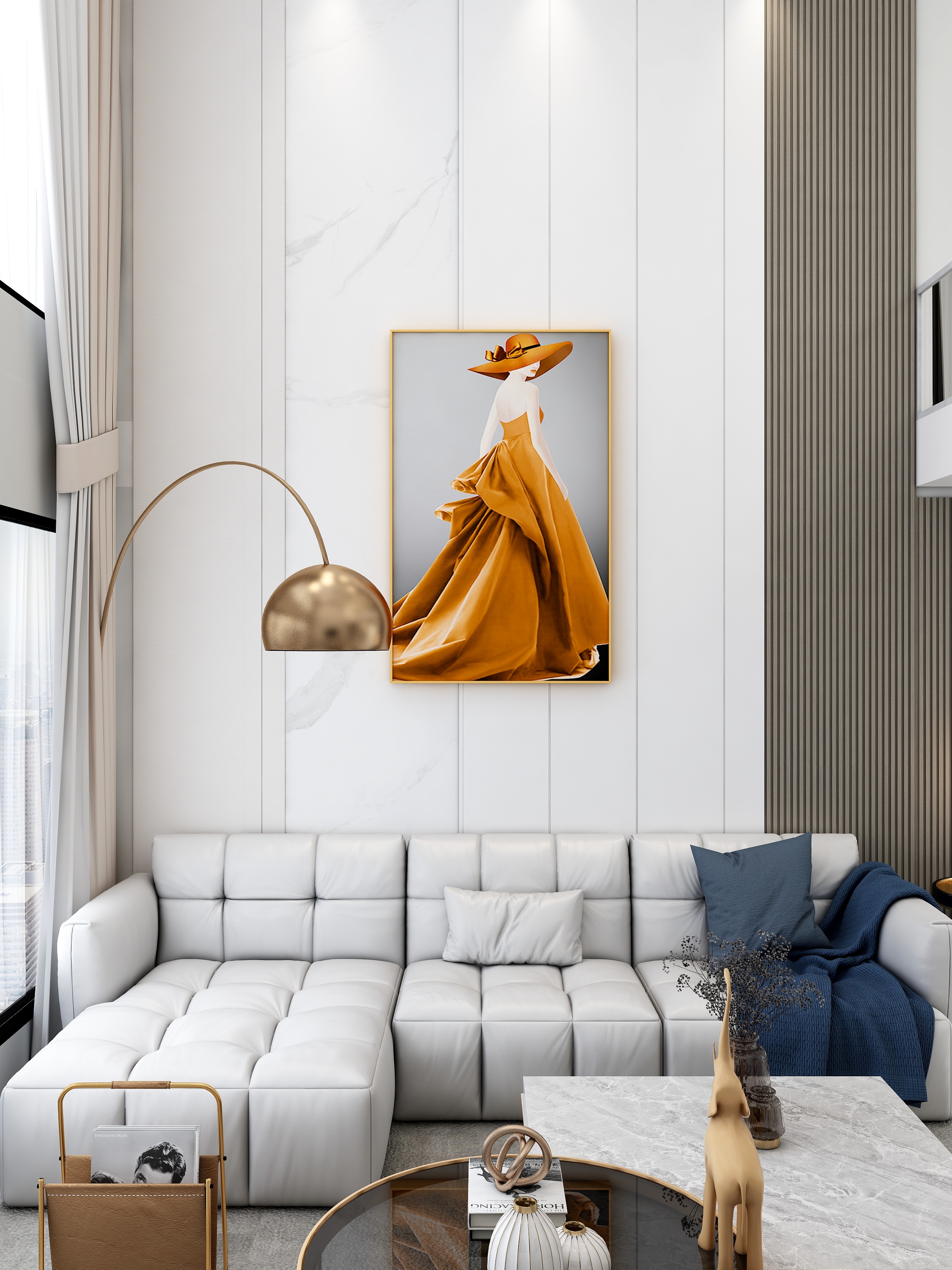 设计师周仕柱-现代轻奢装修效果图