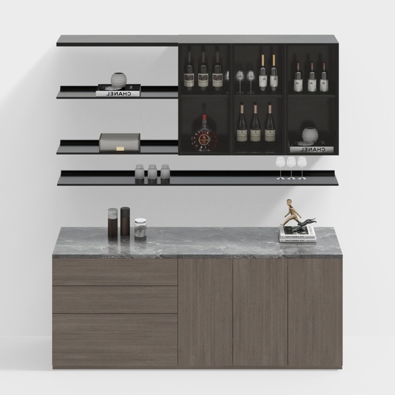 Modern Kitchen Cabinets,Gray