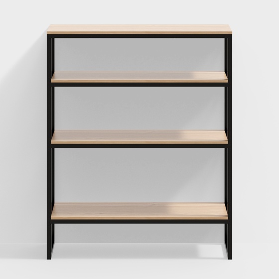 Scandinavian Shelf,Brown+Black