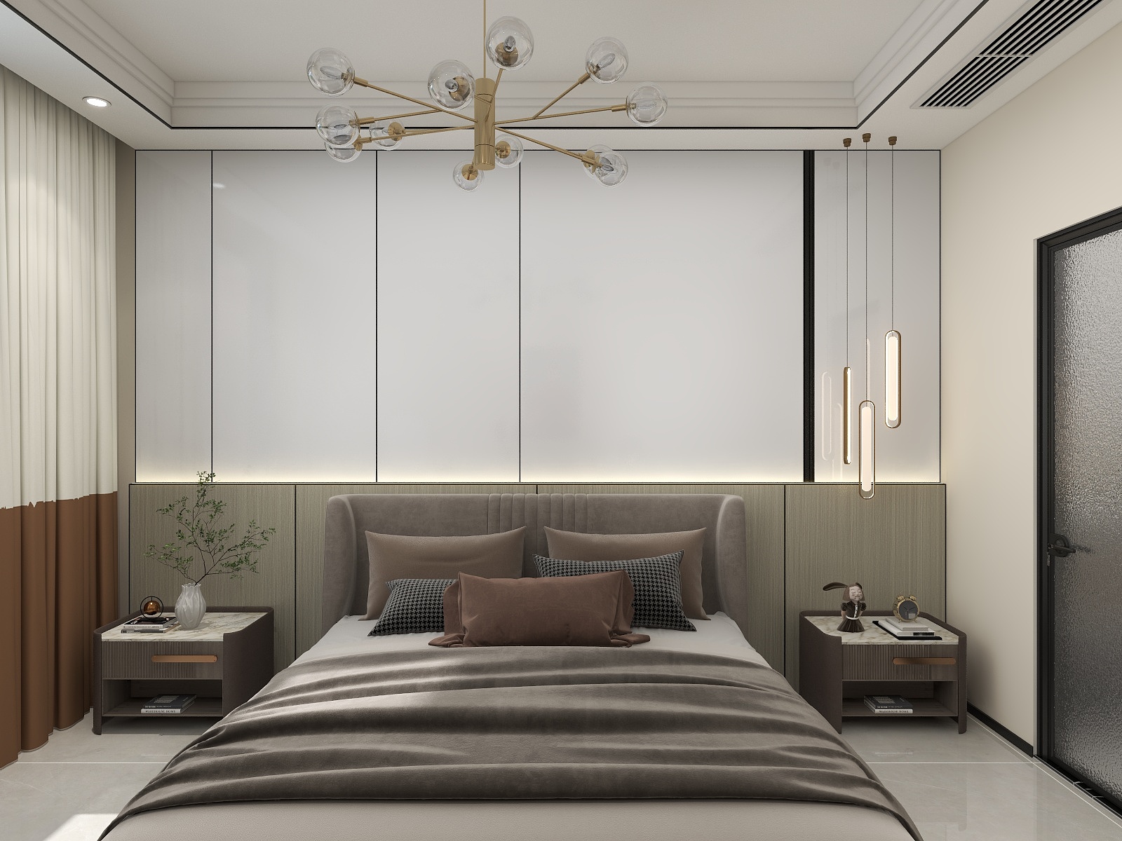 董Designer-轻奢风格-93平-三室-装修设计方案