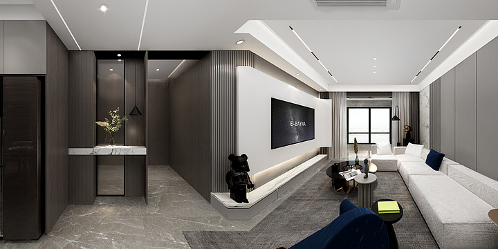 白胜南middot室内设计-昌建金科澜境-现代-装修设计方案