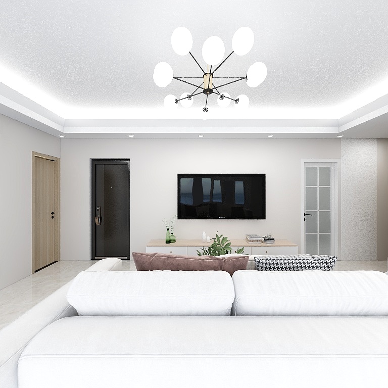 孤獨成癮-瑞和园89.50㎡B户型3室2厅1卫-装修设计方案