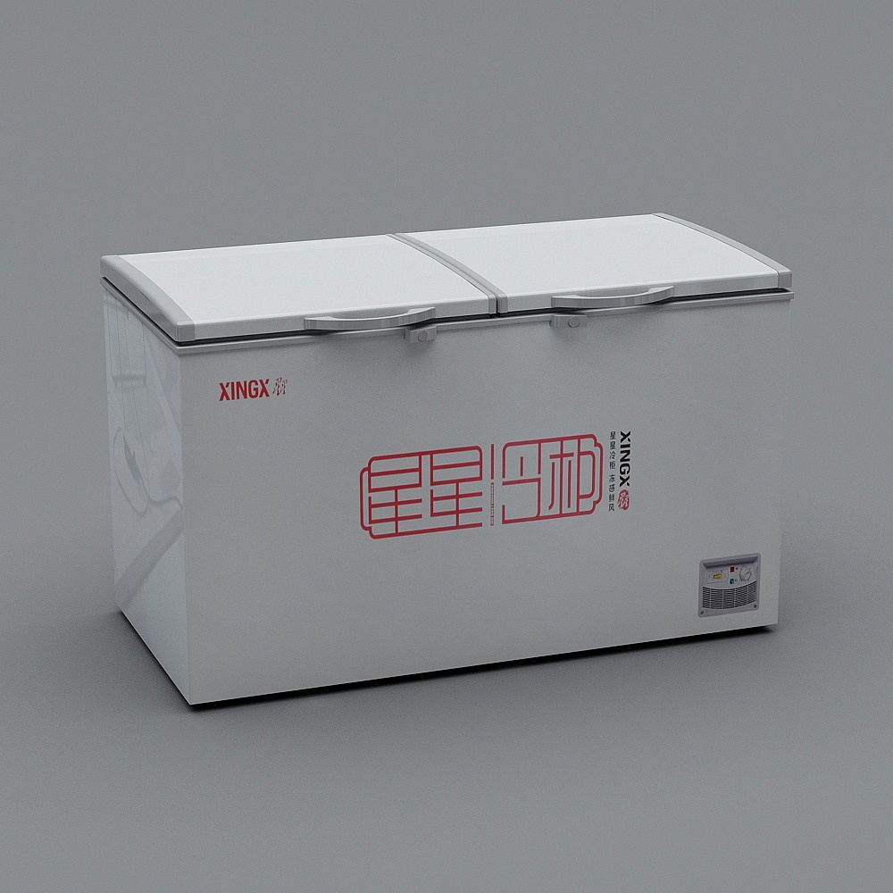 星星（XINGX）-BD/BC406E 406升 冷冻冷藏单温商用冰柜3D模型